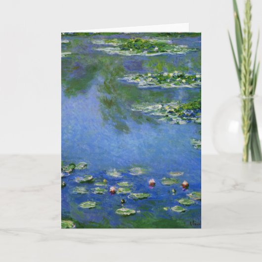 Monet Water Lillies カード (正面)