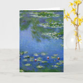Monet Water Lillies カード (黄色い花)