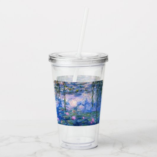 Monet Waterlilies アクリルタンブラー (裏面)