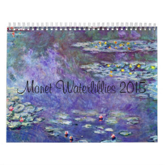 Monet Waterlillies 2015年 カレンダー