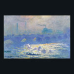 Monet - Waterloo Bridge ポスター<br><div class="desc">Waterloo Bridge by Claude Monet. For more poster-ready images from Zedign Art Series Book 3 "Claude Monet - Paintings & Drawings  Vol 2",  visit https://books.zedign.com/zas/3.html</div>