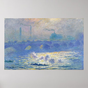 Monet - Waterloo Bridge ポスター