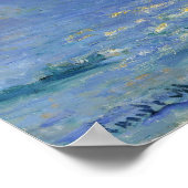 Monet - Waterloo Bridge ポスター (角)