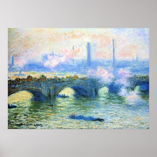 Monet - Waterloo Bridge, London, ポスター (正面)