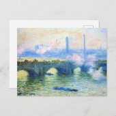 Monet - Waterloo Bridge, London, ポストカード (正面/裏面)