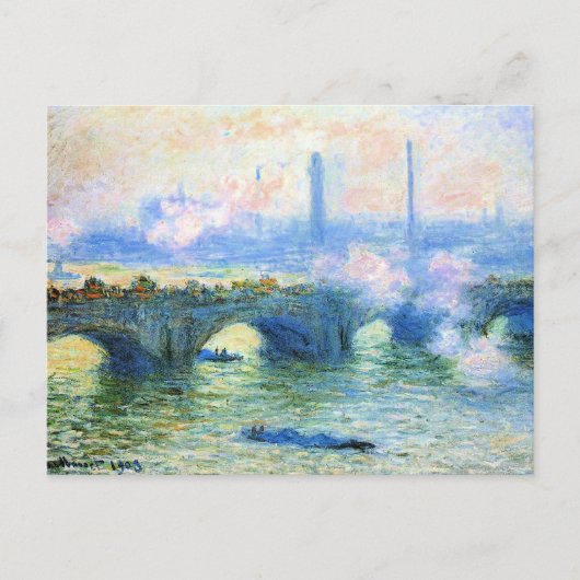 Monet - Waterloo Bridge, London, ポストカード (正面)