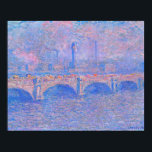 Monet - Waterloo Bridge, Sunlight Effect, ポスター<br><div class="desc">Waterloo,  Sunlight Effect,  人気がある's by Claude Monet.</div>