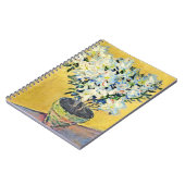 Monet - White Azaleas in a Pot,  ノートブック (左側)