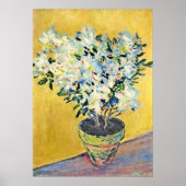 Monet - White Azaleas in a Pot,  ポスター (正面)
