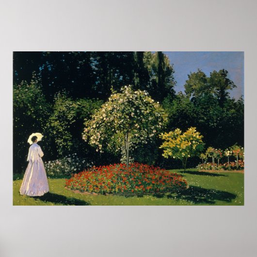 Monet - Woman in Garden ポスター (正面)