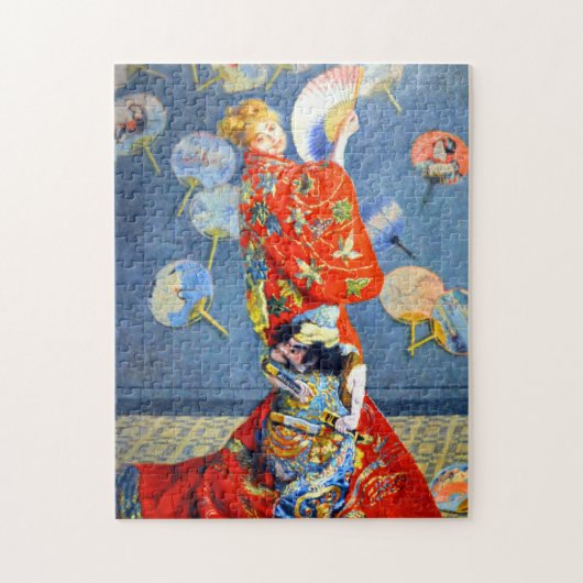 Monet Woman in Japanese Costume ジグソーパズル (縦)