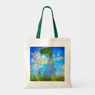 Monet Woman with a Parasol トートバッグ