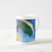 Monet Woman with a Parasol Facing Right ボーンチャイナマグカップ (正面右)