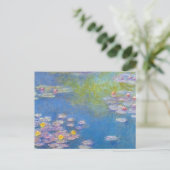 Monet Yellow Water Lilies Postcard ポストカード (スタンド正面)