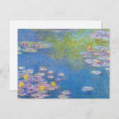 Monet Yellow Water Lilies Postcard ポストカード (正面/裏面)