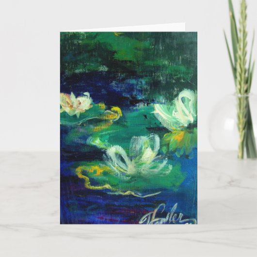 MonetMyWayの空白のな挨拶状 カード (正面)