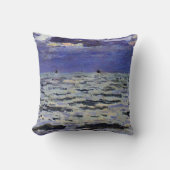 Monet's famous painting, Seascape, クッション (正面)