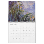 Monet's Flowers Art Calendar (8.5インチx 11インチ) カレンダー (3月 2027)