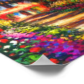 Monet's GardenのGibernyでのMonet Pathway ポスター (角)