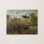 Monet's Garden at Argenteuil by Claude Monet ジグソーパズル (横)