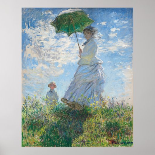 Monet's Madame Monet and Her Son ポスター (正面)
