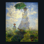 Monet's Woman with a Parasol (The Stroll / Walk) ポスター<br><div class="desc">A classic artwork that has passed into the public domain and makes wonderful gifts and other products. "Impression, Sunrise" is Impressionism's eponymous work. The name of the artistic movement was derived from the title when critics distastefully referred to it as embodying a trend which they disapproved of. Claude Monet (1840-1826)...</div>