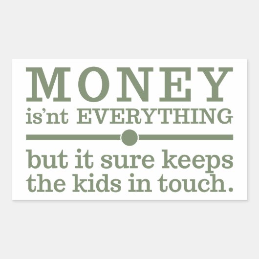 MONEYスタンプ 長方形シール (正面)