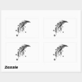 Moneyストリームの四角形シール 長方形シール (シート)