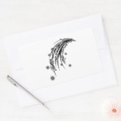 Moneyストリームの四角形シール 長方形シール (封筒)