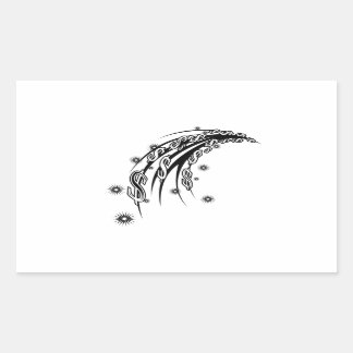 Moneyストリームの四角形シール 長方形シール