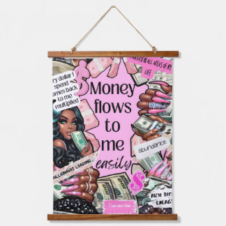 Money Affirmation Wall Tapestry 吊り下げ型タペストリー
