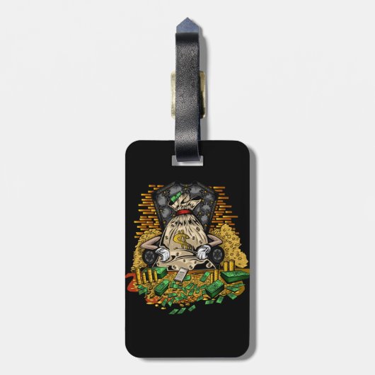 Money Bag  ラゲッジタグ (裏面縦)