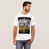 Money Flows To Me Effortlessly – Luxury Wealth Min Tシャツ (正面フル)