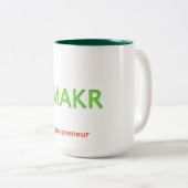 Money Makerカスタマイズ ツートーンマグカップ (正面右)