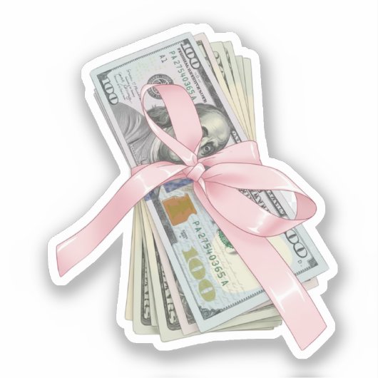Money Manifestation Sticker  シール (正面)