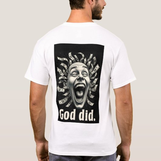 Money Mind Explosion Art Tシャツ (裏面)