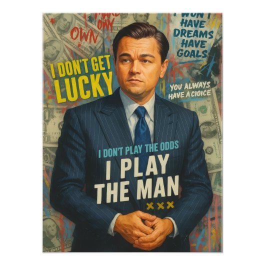 Money Mindset Power Poster フォトプリント (正面)