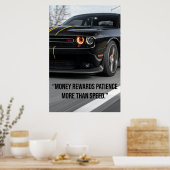 Money Rewards Patience More Than Speed - Poster ポスター (キッチン)