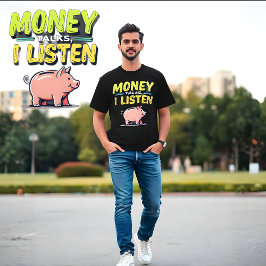 Money Talks, I 聞 - Gen ZミームブラックTシャツ Tシャツ