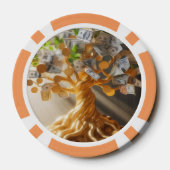Money Tree  ポーカーチップ (裏面)