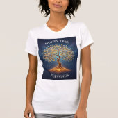 Money Tree Blessings — Abundance Frequency  Tシャツ (正面)