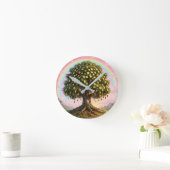Money tree wall clock ラウンド壁時計 (ホーム)