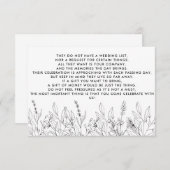 Money Tree/Wishing Well招待状挿入 エンクロージャーカード (正面/裏面)