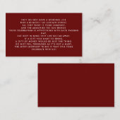 Money Tree/Wishing Well招待状挿入 エンクロージャーカード (正面/裏面)