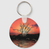 Money Tree With Dollar Bills キーホルダー (正面)