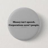 MoneySpeechCorpPerson 缶バッジ (正面)