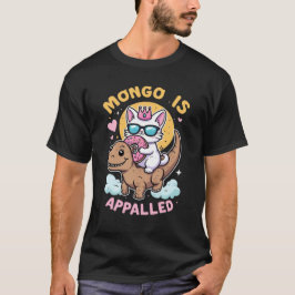 Mongoが唖然 - プリンセスドーナツMongoに乗る Tシャツ