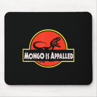 Mongoが空を飛ぶビゾン化した面白い恐竜のミーム マウスパッド