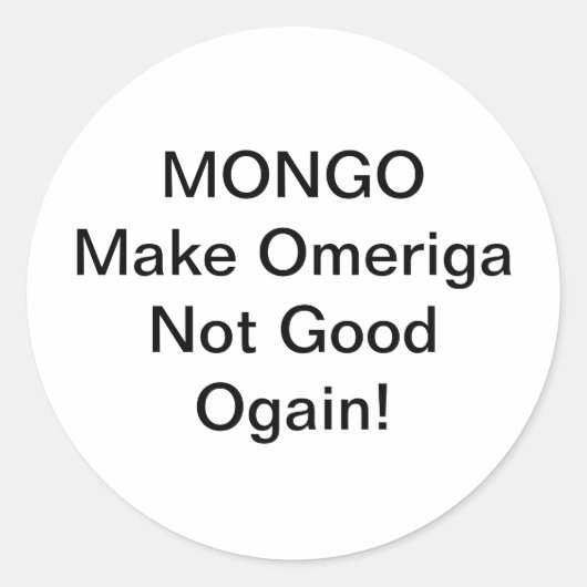 MONGOドランプジェフハンカマーアルチュンクハウス漫画アーツ ラウンドシール (正面)