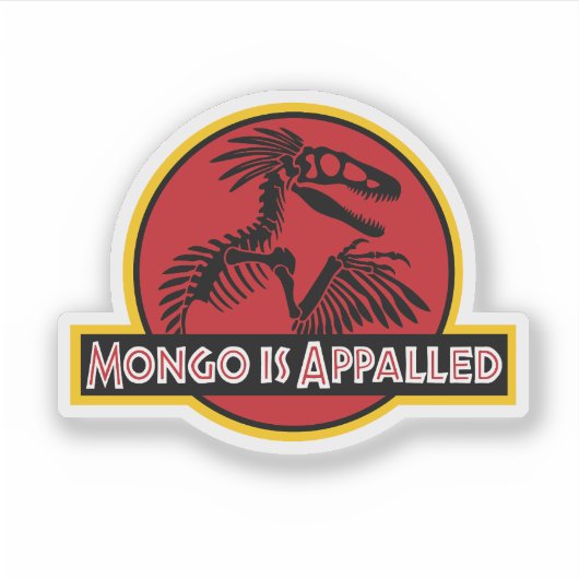 Mongo Is Appalled Shirt Princess Donut DCC シール (正面)